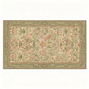 Vintage Botanical Area Rug - Floral Design variation