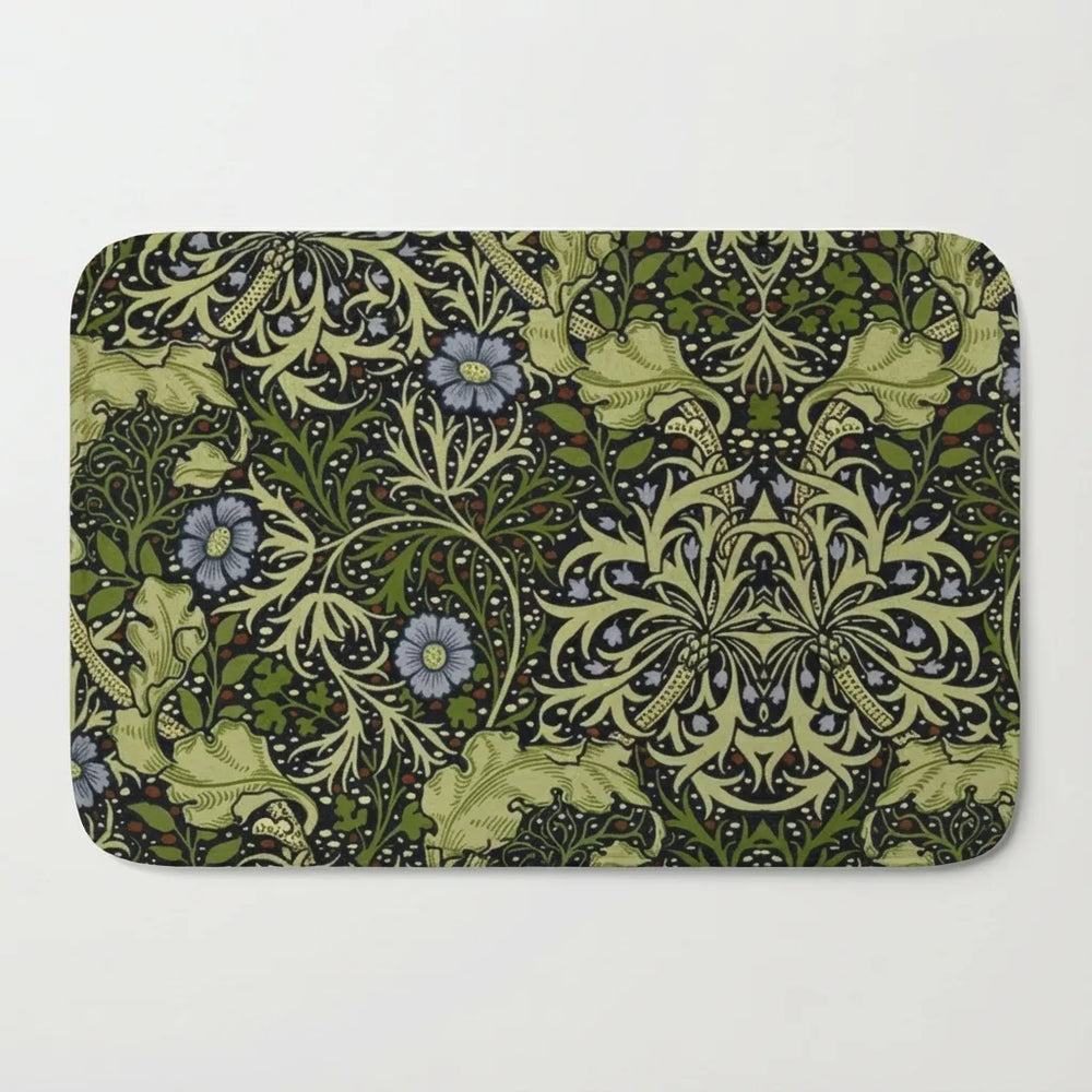 William Morris Doormat - Non-Slip Floral Design variation