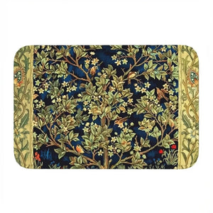 William Morris Doormat - Botanical Floral Print variation