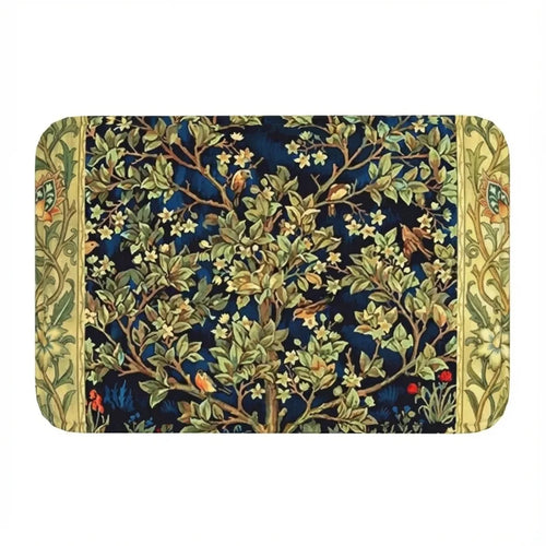 William Morris Doormat - Botanical Floral Print variation