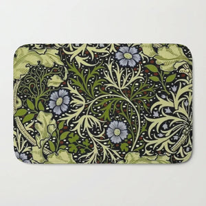 William Morris Floral Doormat - Non-Slip Washable Mat variation