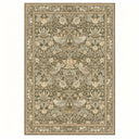 Vintage Botanical Area Rug - Floral Design variation