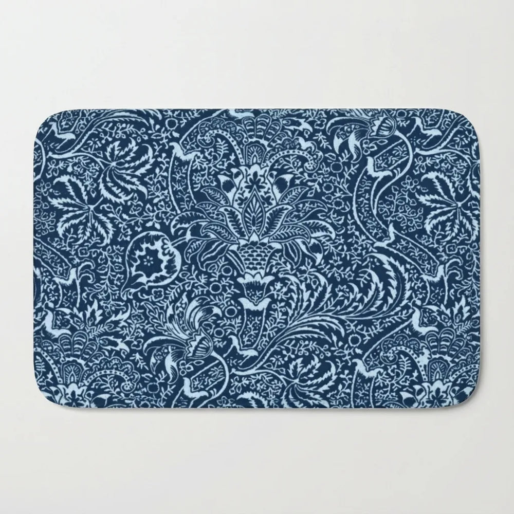 William Morris Mat - Vintage Floral Non-Slip Doormat variation