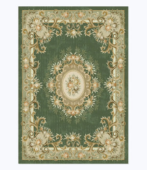 Vintage Persian Area Rug - Non-Slip Medallion Design - Vintage Medallion