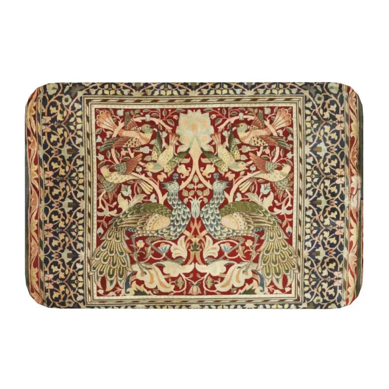 William Morris Door Mat - Vintage Floral Non-Slip - Compton