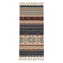 Boho Geometric Runner Rug with Tassel Fringe variation