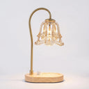 Candle Warmer Lamp - Vintage Glass Flower Design variation