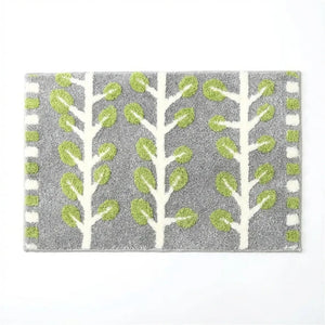 Botanical Bath Mat - Soft Tufted Microfiber variation
