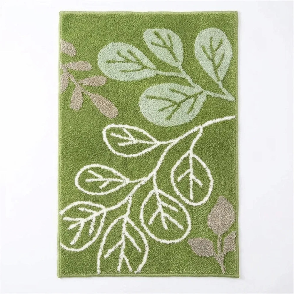 Botanical Bath Mat - Soft Absorbent Microfiber variation