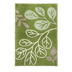 Botanical Bath Mat - Soft Absorbent Tufted Rug variation