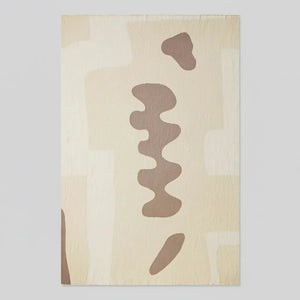 Abstract Knit Throw Blanket - Modern Cozy Design variation