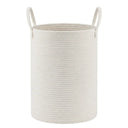 Woven Cotton Rope Storage Basket with Handles variation