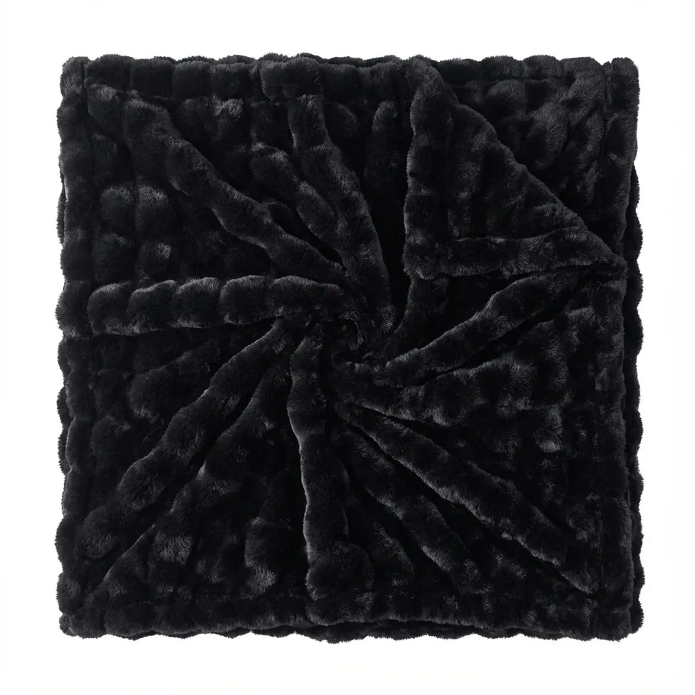 Bubble Plush Throw Blanket - Faux Fur Soft variation