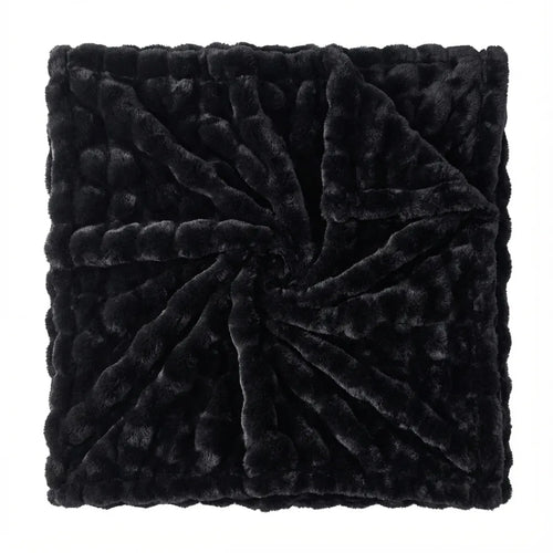 Bubble Plush Throw Blanket - Faux Fur Soft variation