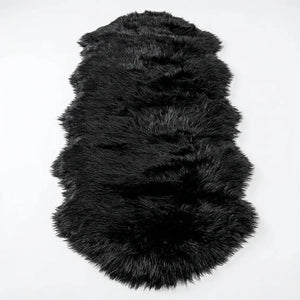Sheepskin Runner Rug - Plush Double Pelt Design variation