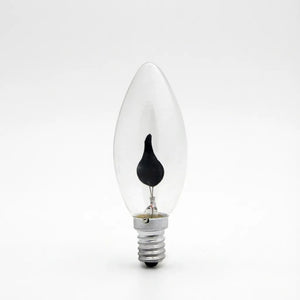 Flickering Flame Bulbs - Candle Effect Glass (4-Pack) variation