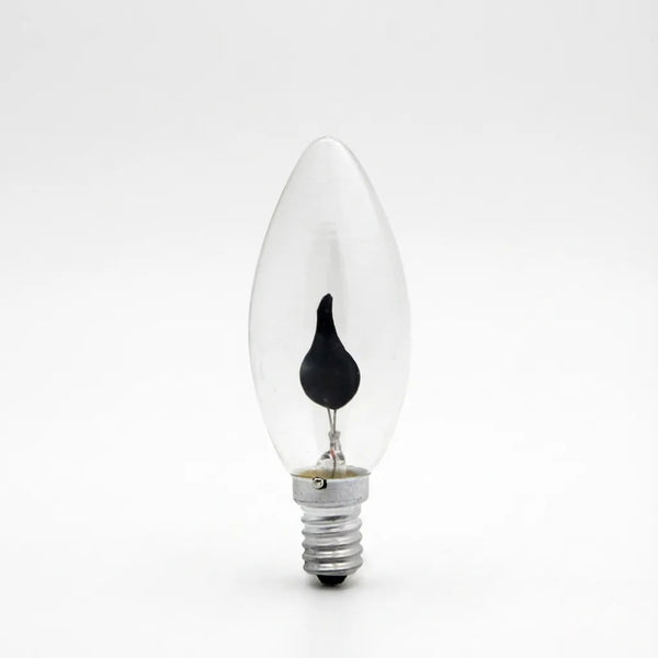 Flickering Flame Bulbs - Candle Effect Glass (4-Pack) variation