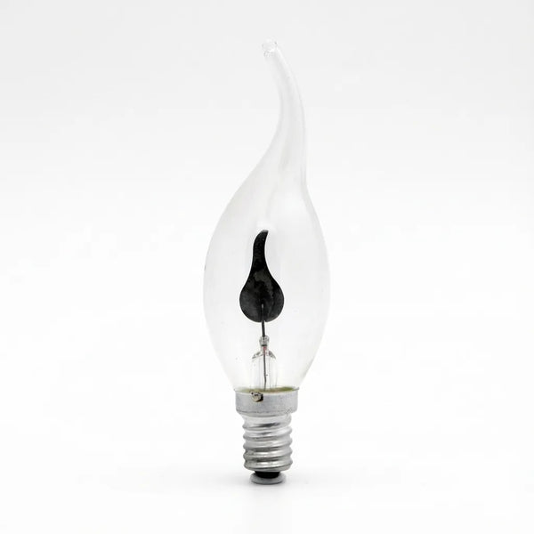 Flickering Flame Bulbs - Candle Effect Glass (4-Pack) variation