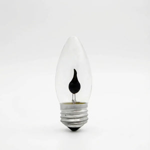 Flickering Flame Bulbs - Candle Effect Glass (4-Pack) variation