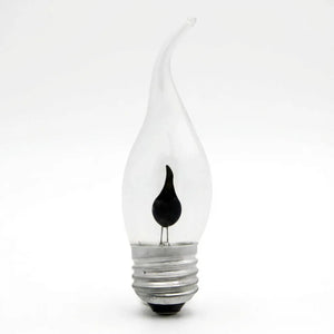 Flickering Flame Bulbs - Candle Effect Glass (4-Pack) variation
