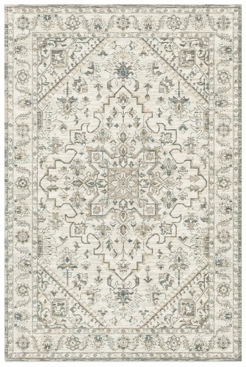 Vintage Persian Area Rug - Non-Slip Medallion Design variation