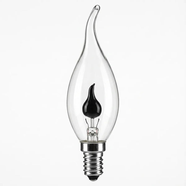 Flickering Flame Bulb - Vintage Candle Effect Glass variation