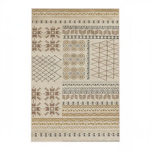 Tribal Pattern Area Rug - Bohemian Flat Weave variation