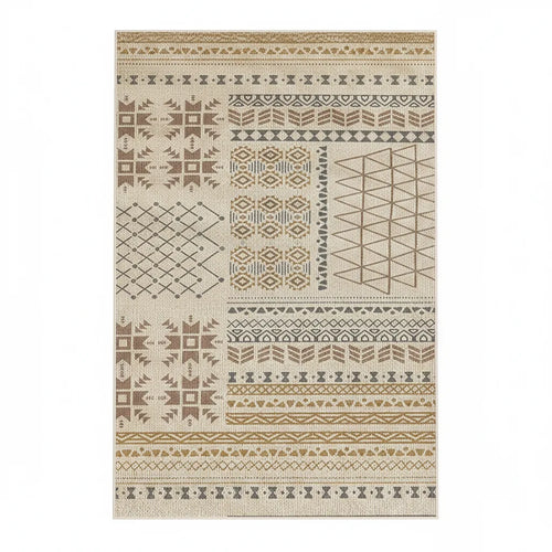 Tribal Pattern Area Rug - Bohemian Flat Weave variation
