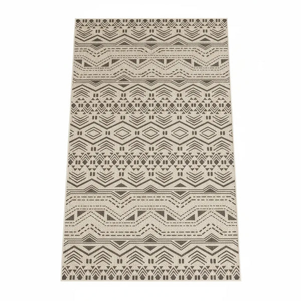 Tribal Pattern Area Rug - Bohemian Flat Weave variation