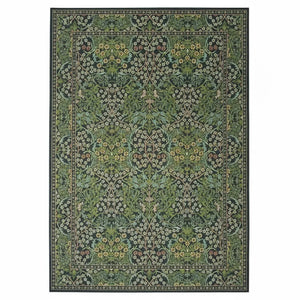 Vintage Botanical Rug - Machine Washable variation