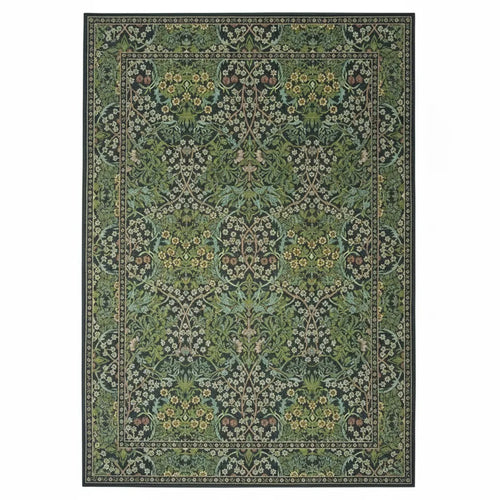 Vintage Botanical Rug - Machine Washable variation