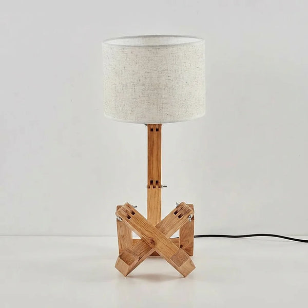 Posable Wooden Robot Table Lamp - Nordic Style variation