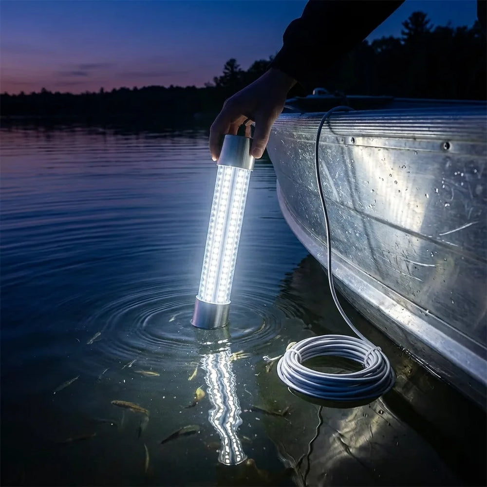 Underwater Fishing Light - 12V Submersible Green LED variation