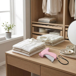 Instant Clothing Fix Tagging Gun - No-Sew Alterations Kit - Lifestyle Context