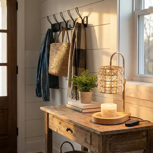 Crystal Candle Warmer Lamp - Dimmable with Timer - Lifestyle Context