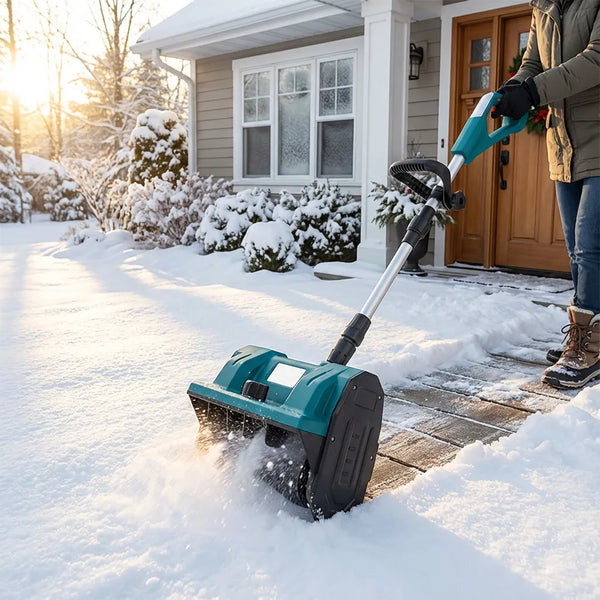 Cordless Snow Shovel - Works with Makita 18V Battery - Lifestyle Context