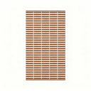 Grid Pattern Area Rug - Soft Plush Brown & White variation