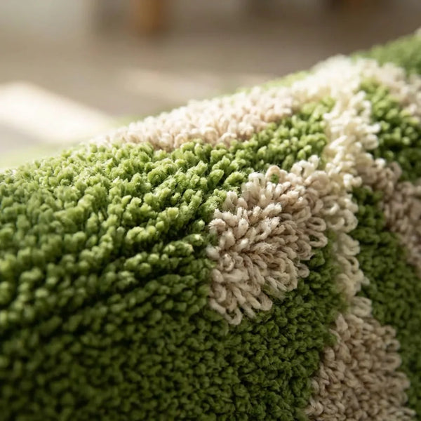 Botanical Bath Mat - Soft Absorbent Tufted Rug - Quality Close-Up