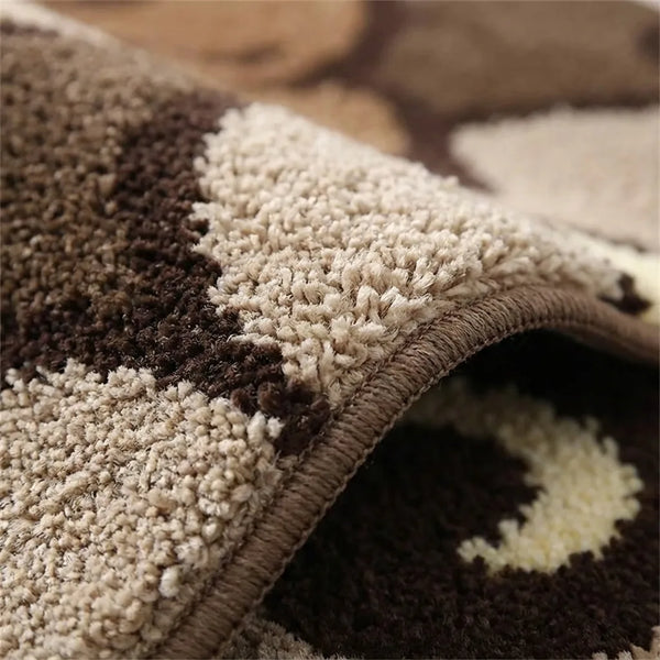 Botanical Bath Mat - Soft Absorbent Microfiber - Quality Close-Up