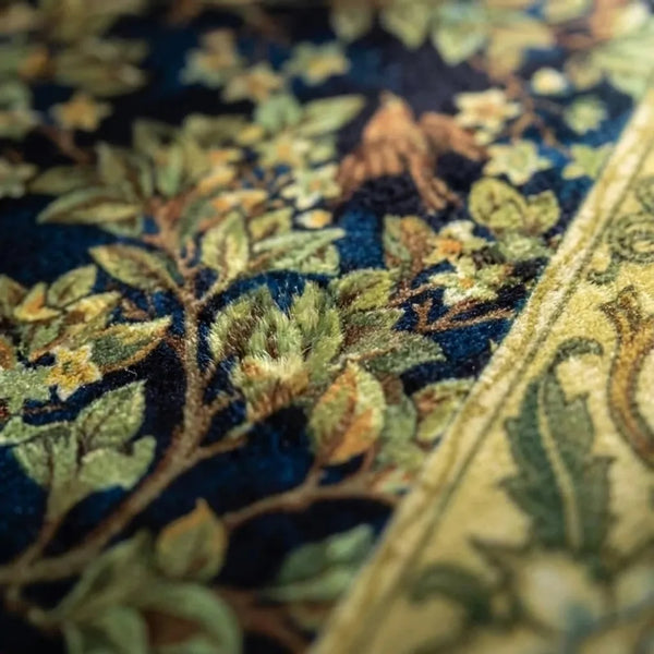 William Morris Doormat - Botanical Floral Print - Quality Close-Up