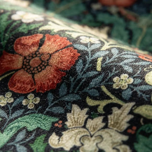 William Morris Doormat - Floral Pattern Non-Slip Mat - Quality Close-Up