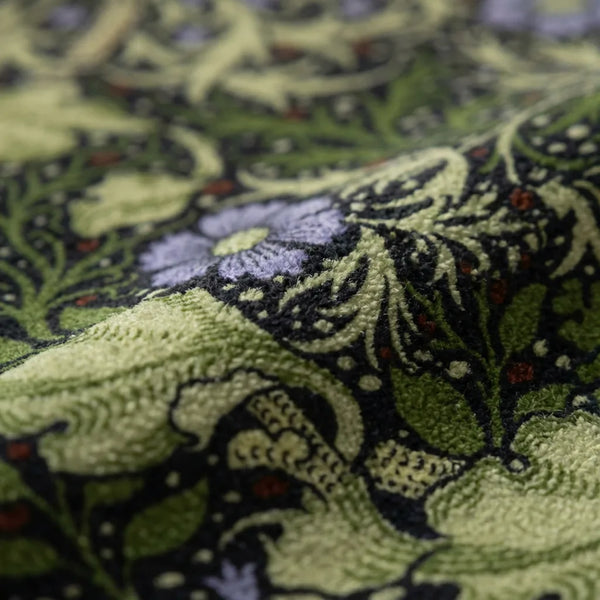 William Morris Doormat - Non-Slip Floral Design - Quality Close-Up