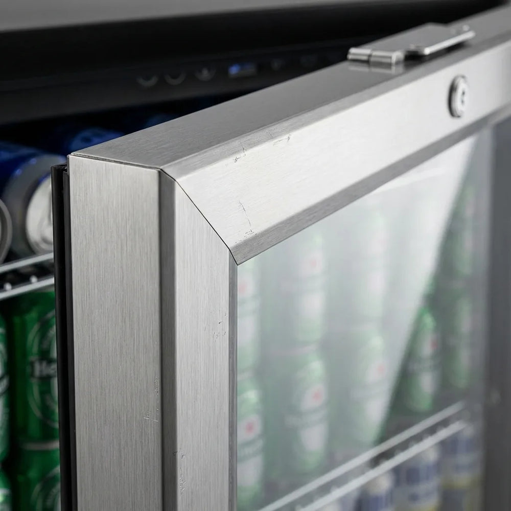 24" Beverage Cooler - 180 Can Stainless Steel Fridge variation