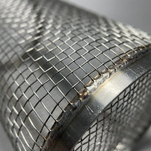 Rolling BBQ Grill Baskets - 4-Pack Stainless Steel - Quality Close-Up