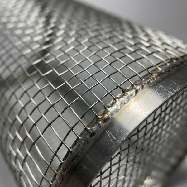 Rolling BBQ Grill Baskets - 4-Pack Stainless Steel - Quality Close-Up