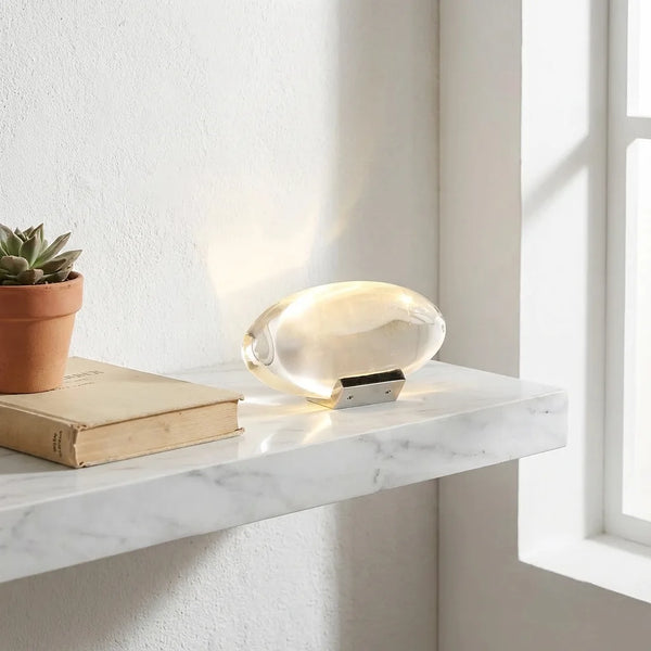 Crystal Projection Lamp - Ambient Mood Light Art - Size & Scale