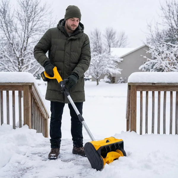 Cordless Electric Snow Shovel for DeWalt 20V (Tool Only) - Size & Scale