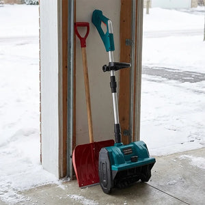 Cordless Snow Shovel - Works with Makita 18V Battery - Size & Scale