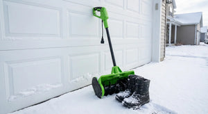 20V Cordless Snow Shovel – Battery & Charger Included - Size & Scale