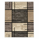 Modern Geometric Area Rug - Non-Slip Soft Flannel variation